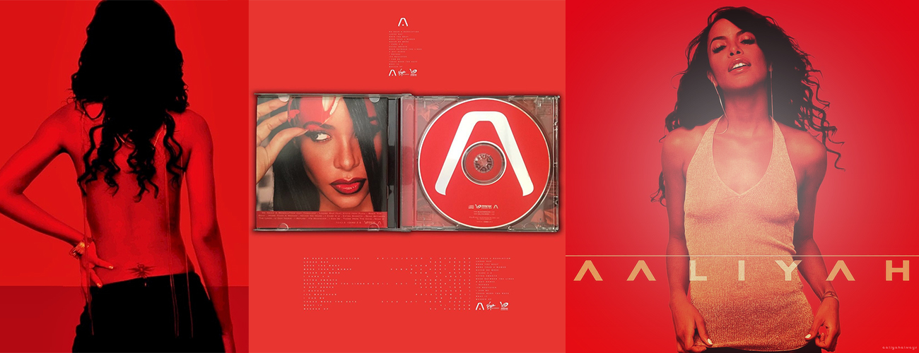 aaliyah album cover back and inside