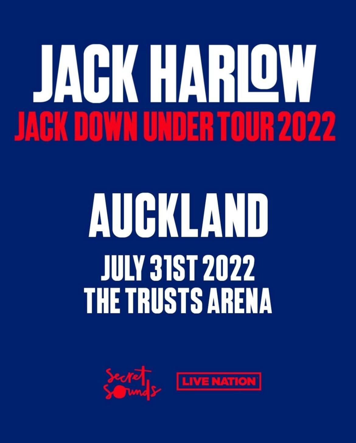Jack Harlow - NZ Tour Poster 