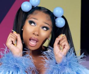 Meg thee Stallion in video for Cry baby